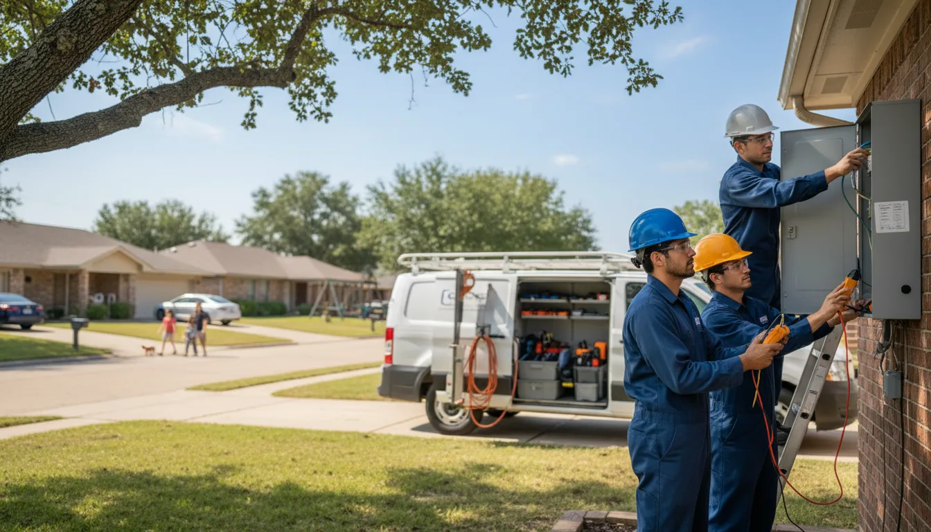 Certified electrician providing emergency electrical services in Gower, MO